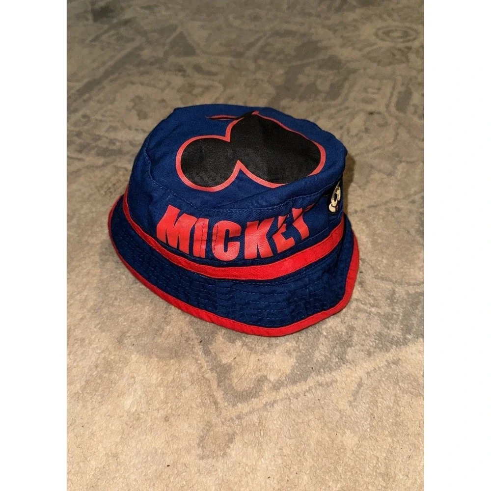 Mickey Mouse Bucket Hat Youth Kids Blue‎ And Red OSFM